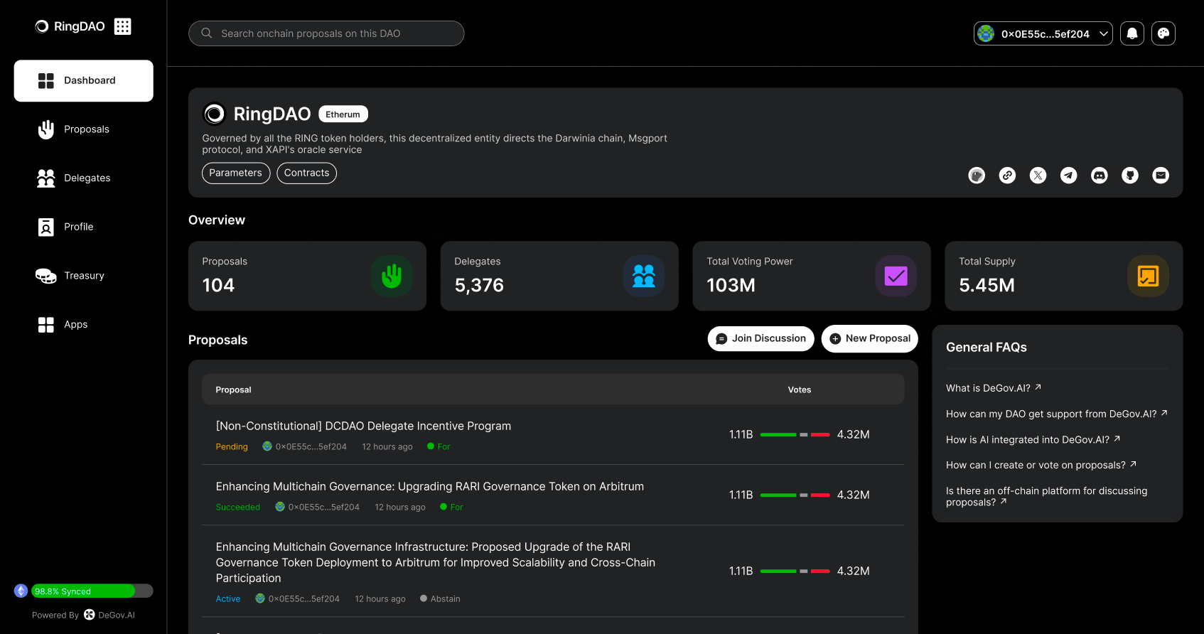 User Friendly Interface